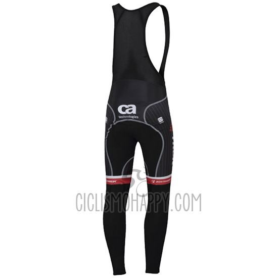 Trek Segafredo Cycling Jersey Bib Tight 2017 Long Sleeve Black and Red